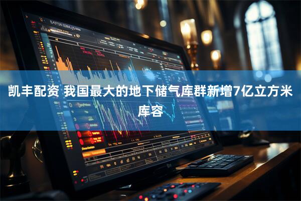凯丰配资 我国最大的地下储气库群新增7亿立方米库容